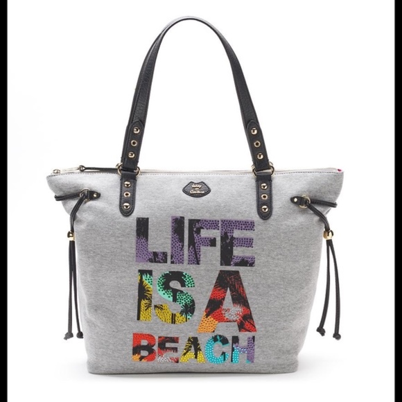 Juicy Couture "Life Is A Beach" Tote Bag - Picture 2 of 5